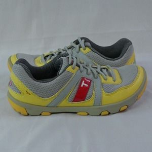 True Linkswear - Low Top Gray Yellow Golf Shoes - Women’s‎ 6 - W3-0006-060